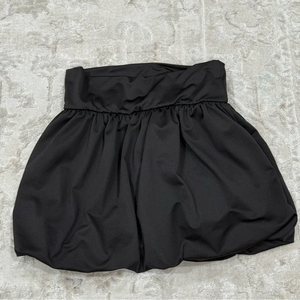 21 saints black mini bubble skirt Medium